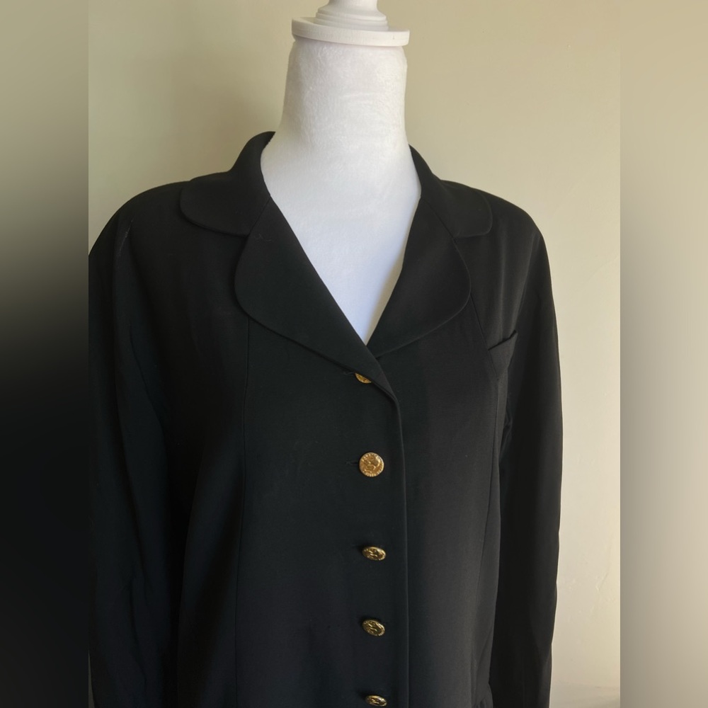 CHANEL Boutique Late 80’s Black Dress